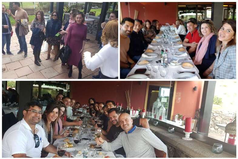 El encuentro tuvo lugar en el restaurante Caserón del Cortijo, en Telde (Foto TA)